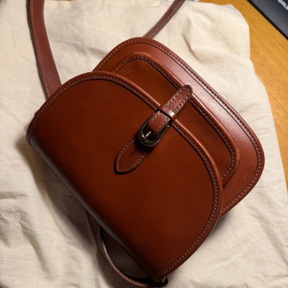 Sezane Roméo Bag Cuir Naturel Heritage - Size T-U - Picture 2 of 7